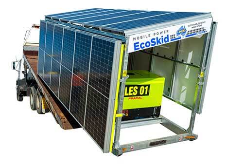 Portable solar generators and hybrid generators